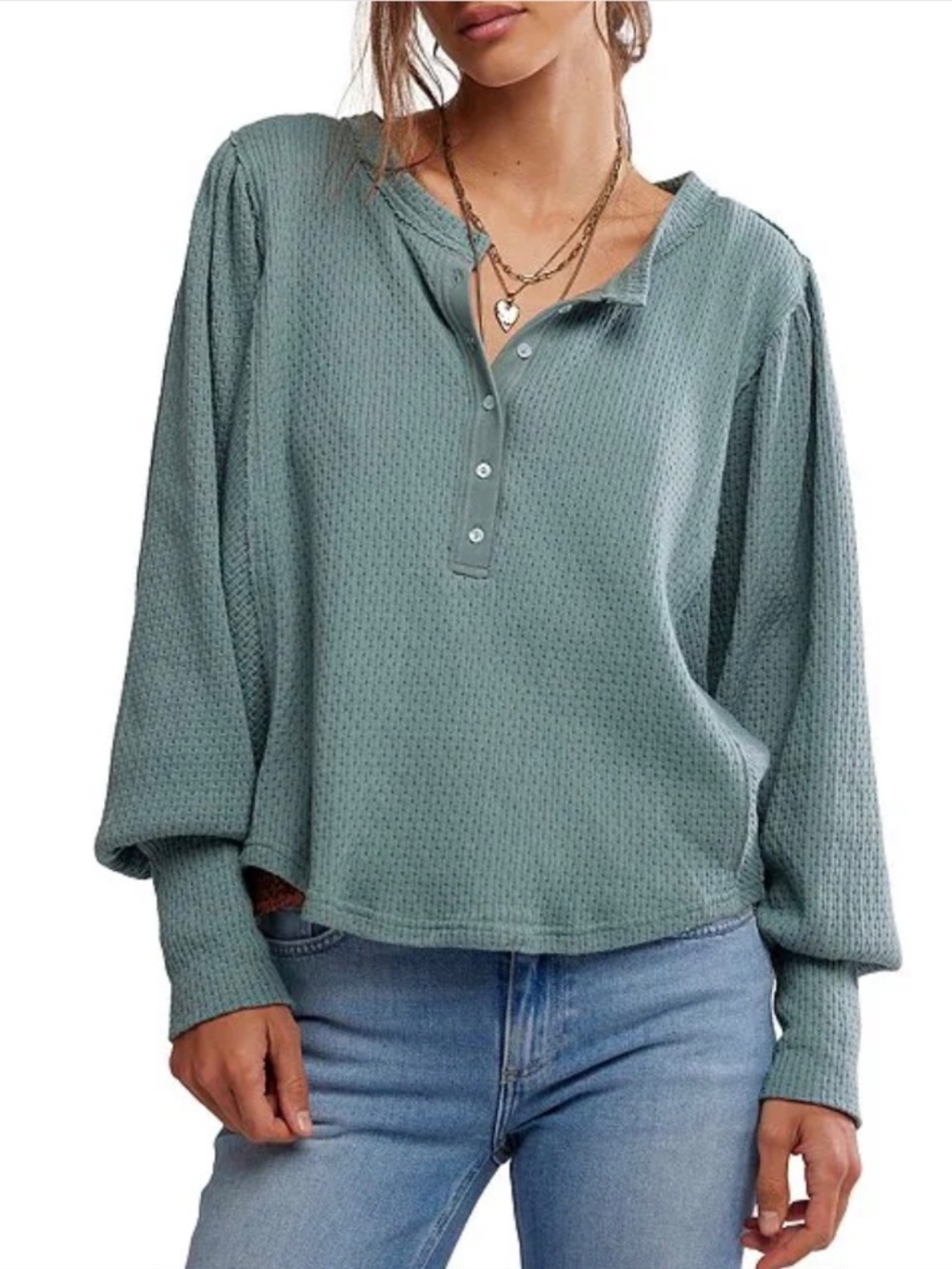 Free People Quinn Knit Thermal